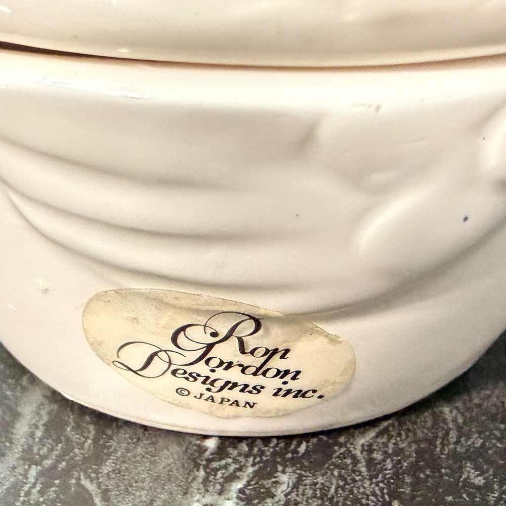 1982 RON GORDON DESIGNS, INC. Swan Trinket Dish - Picture 6 of 15